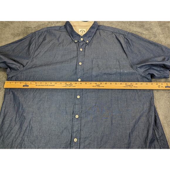 Dubinik Shirt Blue Men's Customized Version Button Down 3XL size XXXL - Picture 3 of 9